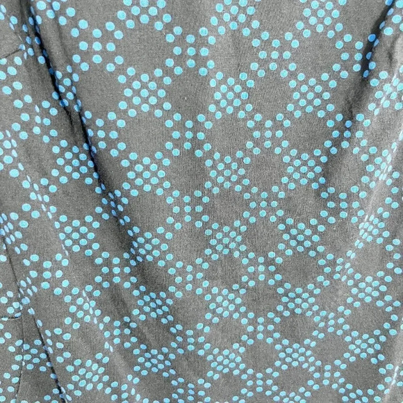 Boden Blue Mia Polka Dot Long Sleeve Jersey Day Dress Women's US Size 6 Regular - Picture 9 of 9
